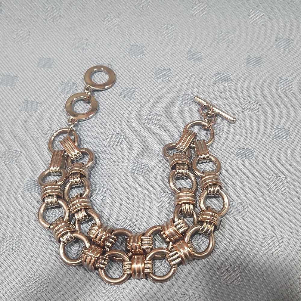 Bracelet, silver-tone